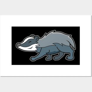 Funny Badger Posters and Art